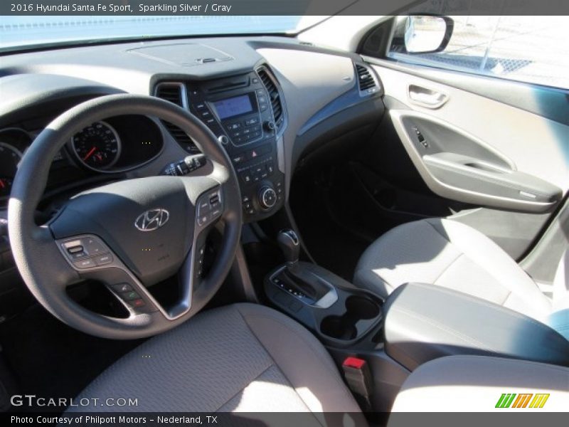 Sparkling Silver / Gray 2016 Hyundai Santa Fe Sport