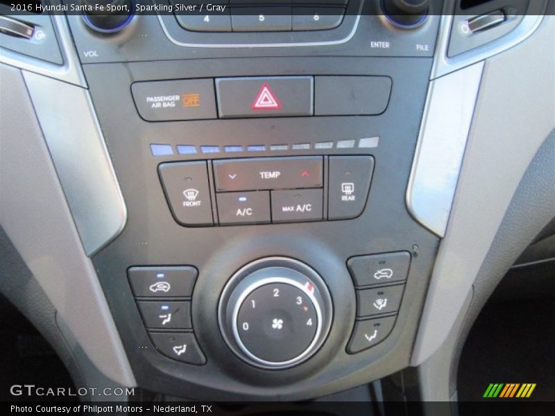 Sparkling Silver / Gray 2016 Hyundai Santa Fe Sport