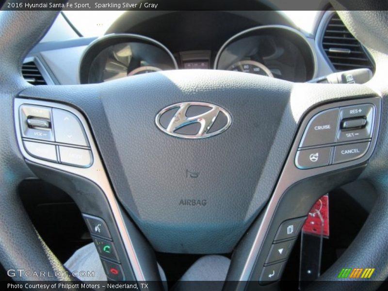 Sparkling Silver / Gray 2016 Hyundai Santa Fe Sport