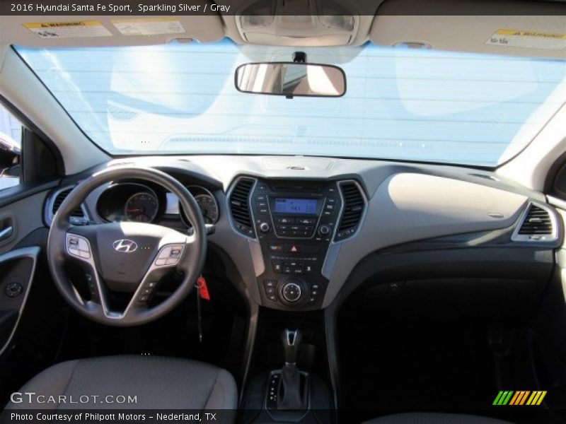 Sparkling Silver / Gray 2016 Hyundai Santa Fe Sport
