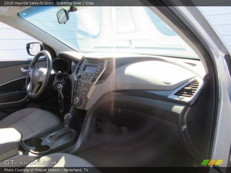 Sparkling Silver / Gray 2016 Hyundai Santa Fe Sport