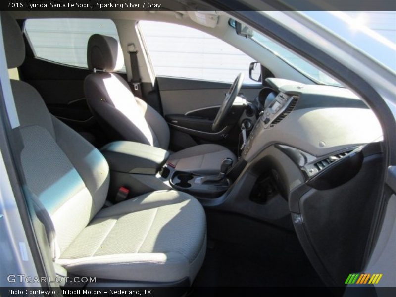 Sparkling Silver / Gray 2016 Hyundai Santa Fe Sport