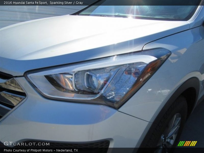 Sparkling Silver / Gray 2016 Hyundai Santa Fe Sport