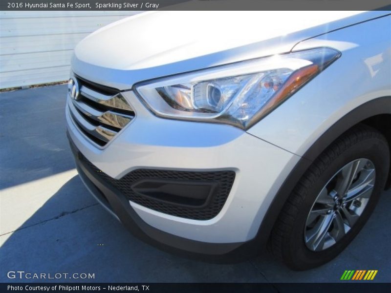 Sparkling Silver / Gray 2016 Hyundai Santa Fe Sport