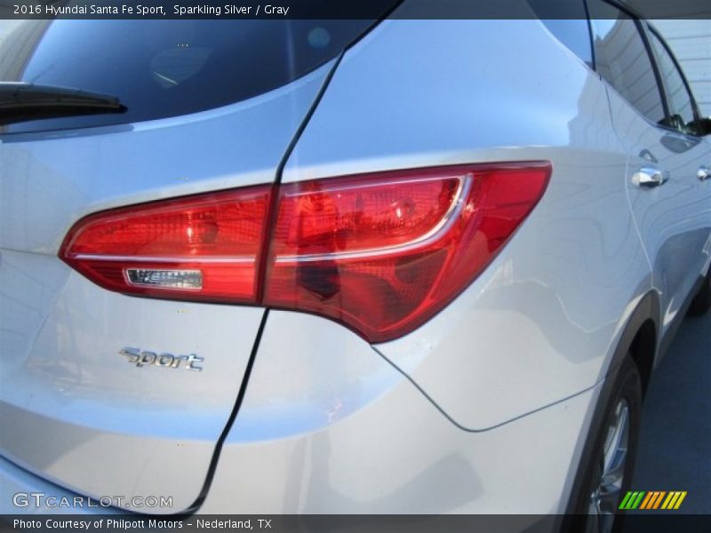 Sparkling Silver / Gray 2016 Hyundai Santa Fe Sport