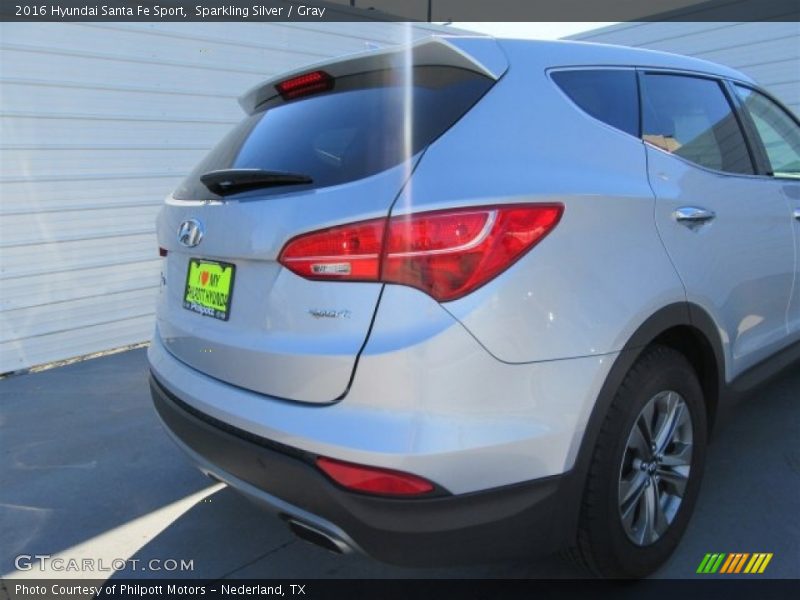 Sparkling Silver / Gray 2016 Hyundai Santa Fe Sport