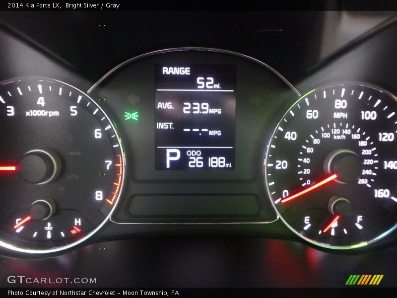 Bright Silver / Gray 2014 Kia Forte LX