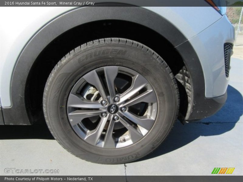 Mineral Gray / Gray 2016 Hyundai Santa Fe Sport