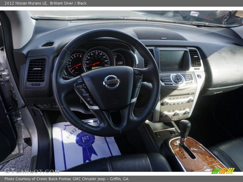 Brilliant Silver / Black 2012 Nissan Murano LE