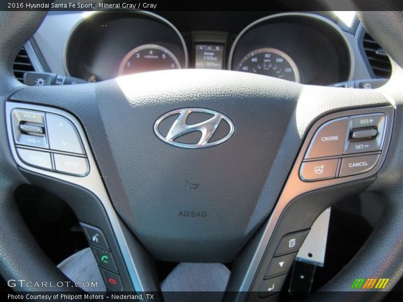 Mineral Gray / Gray 2016 Hyundai Santa Fe Sport