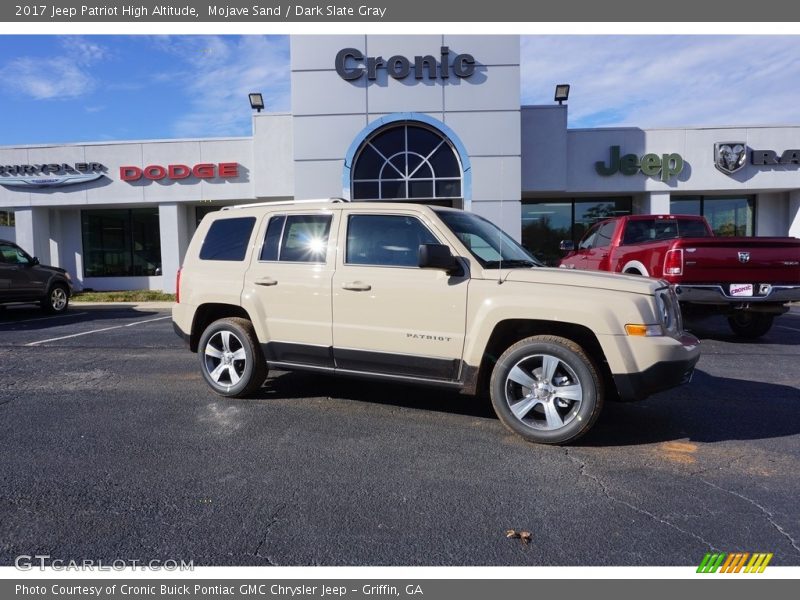 Mojave Sand / Dark Slate Gray 2017 Jeep Patriot High Altitude