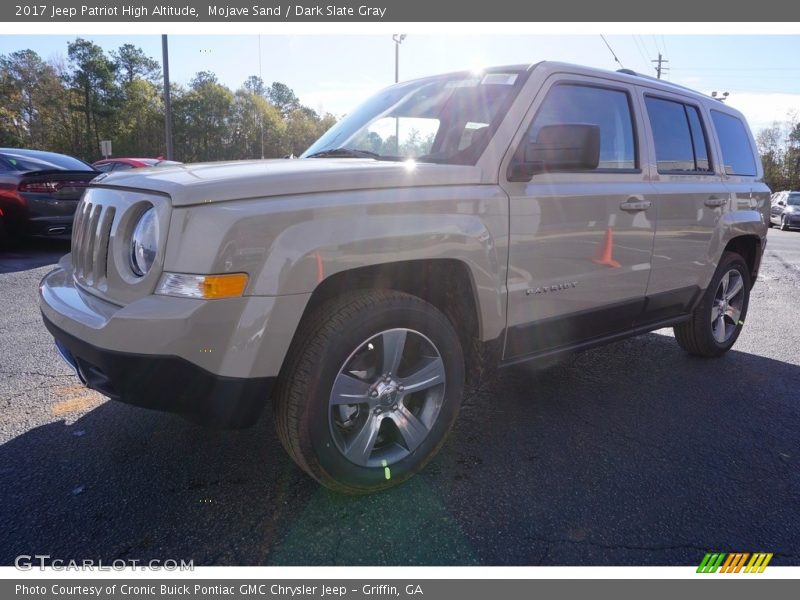 Mojave Sand / Dark Slate Gray 2017 Jeep Patriot High Altitude