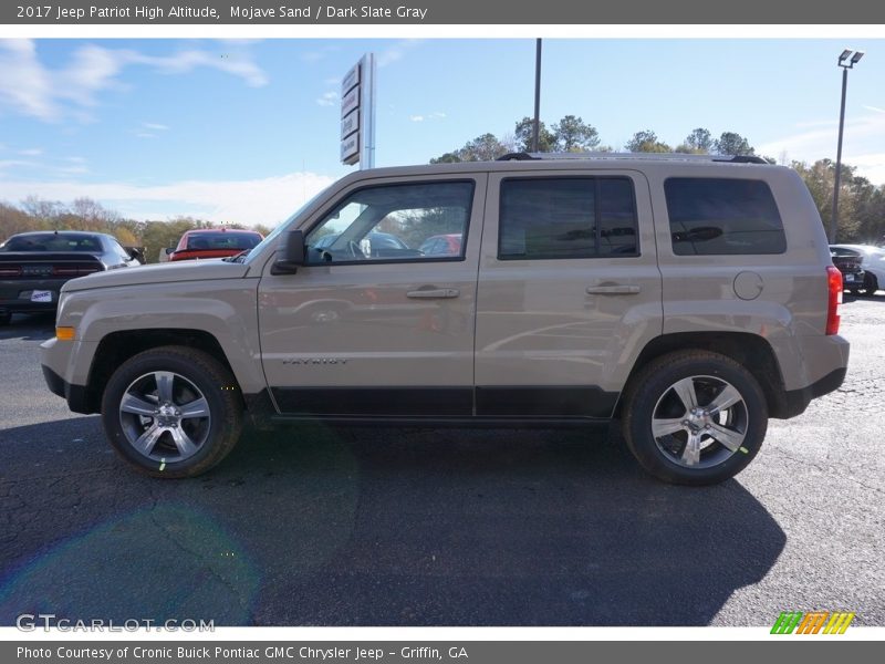 Mojave Sand / Dark Slate Gray 2017 Jeep Patriot High Altitude
