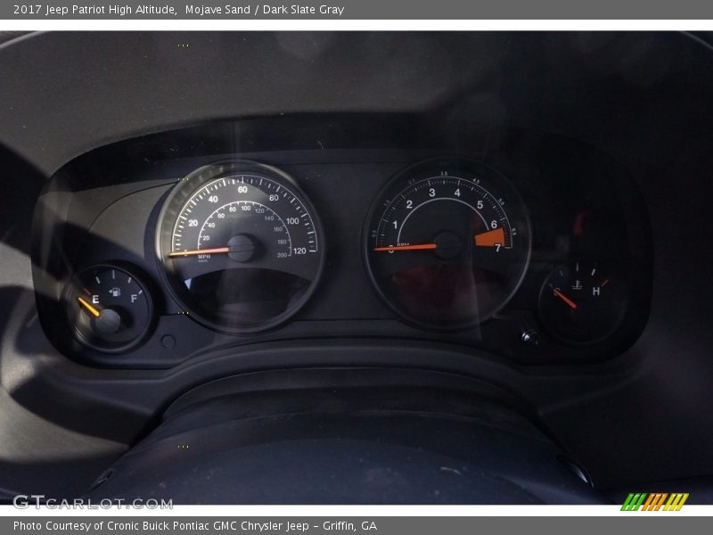 Mojave Sand / Dark Slate Gray 2017 Jeep Patriot High Altitude