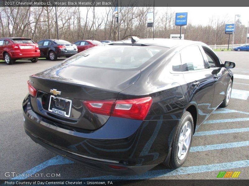Mosaic Black Metallic / Jet Black 2017 Chevrolet Malibu LS