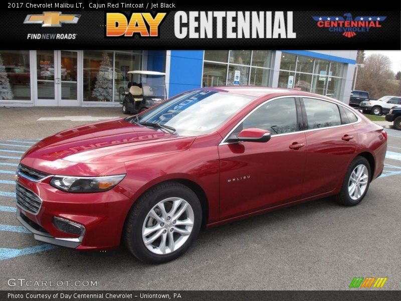 Cajun Red Tintcoat / Jet Black 2017 Chevrolet Malibu LT