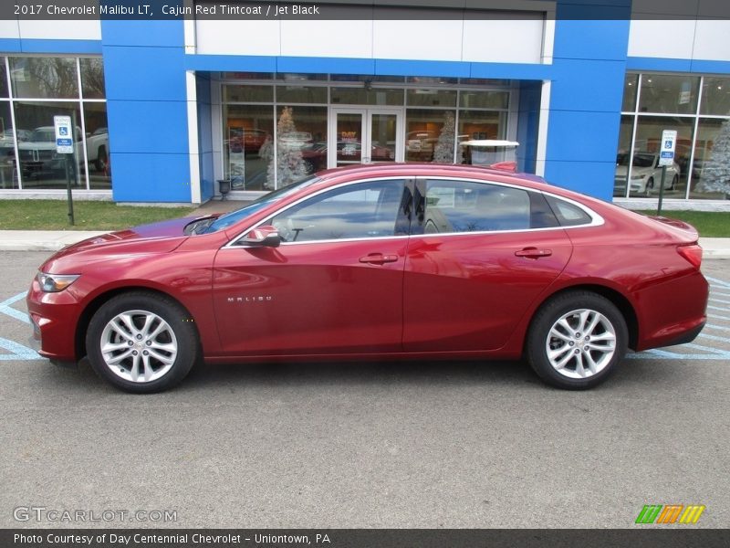Cajun Red Tintcoat / Jet Black 2017 Chevrolet Malibu LT