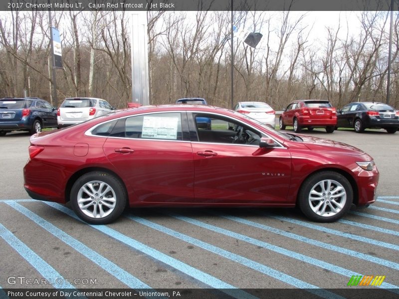 Cajun Red Tintcoat / Jet Black 2017 Chevrolet Malibu LT