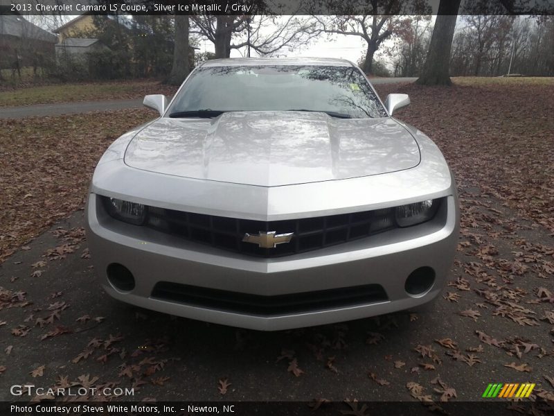 Silver Ice Metallic / Gray 2013 Chevrolet Camaro LS Coupe