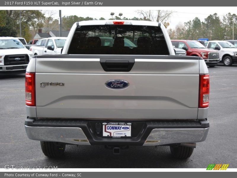 Ingot Silver / Earth Gray 2017 Ford F150 XLT SuperCab