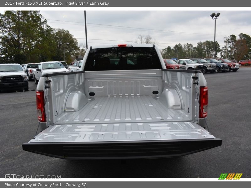 Ingot Silver / Earth Gray 2017 Ford F150 XLT SuperCab