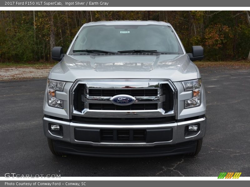 Ingot Silver / Earth Gray 2017 Ford F150 XLT SuperCab