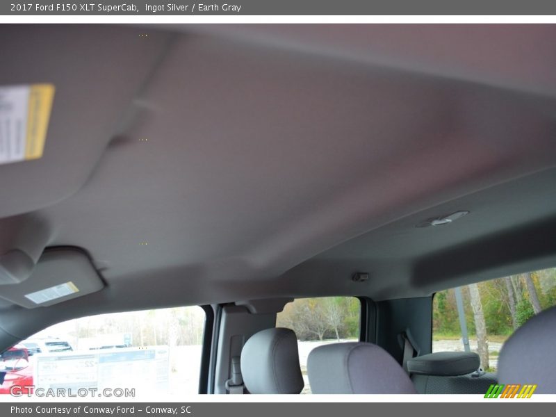 Ingot Silver / Earth Gray 2017 Ford F150 XLT SuperCab