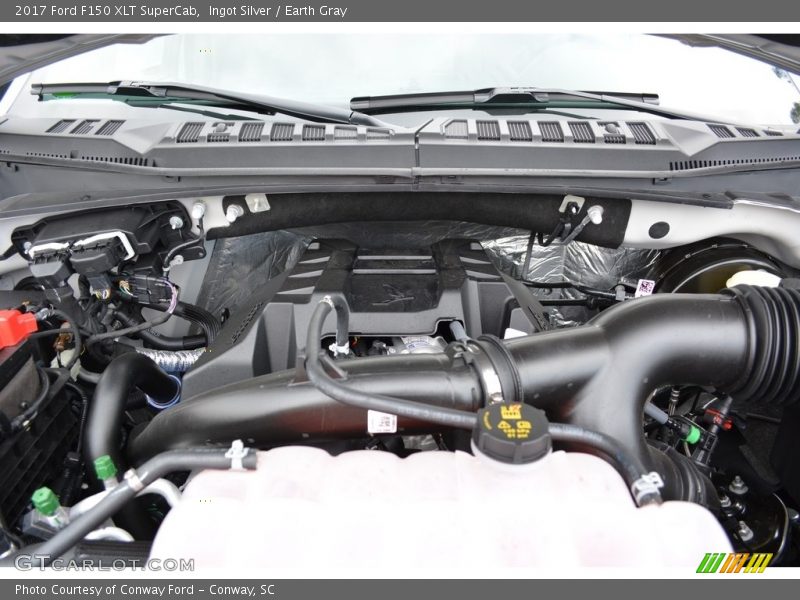 Ingot Silver / Earth Gray 2017 Ford F150 XLT SuperCab