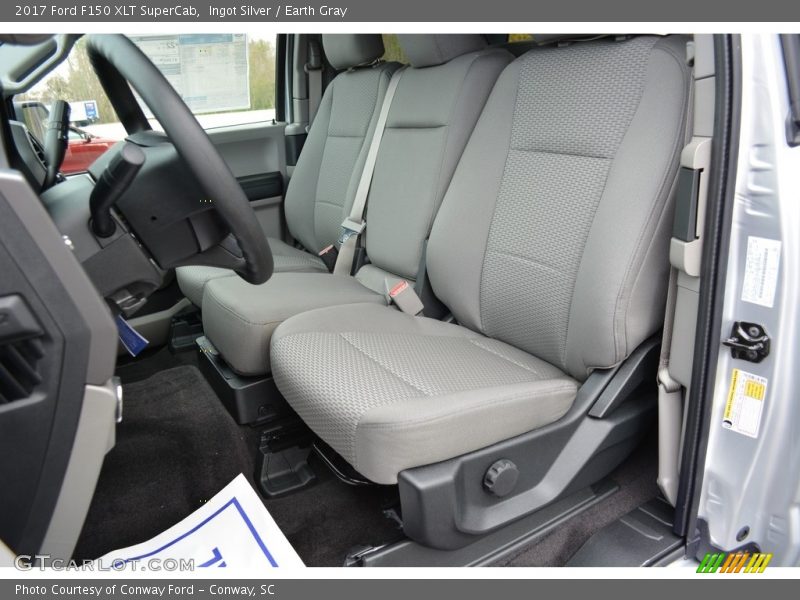 Front Seat of 2017 F150 XLT SuperCab