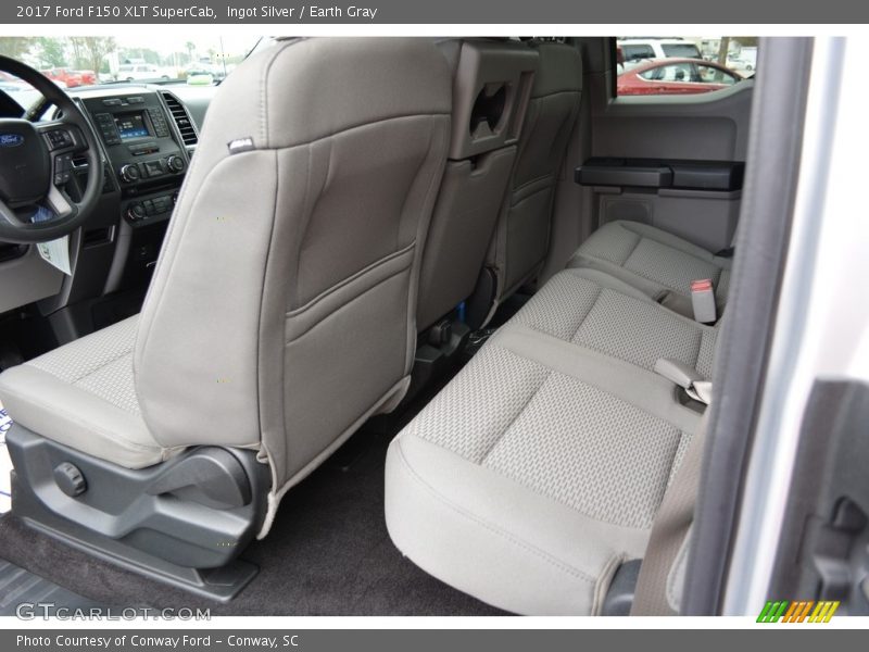 Rear Seat of 2017 F150 XLT SuperCab