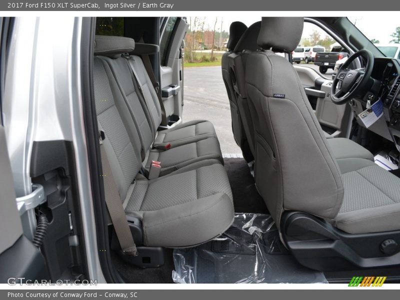 Ingot Silver / Earth Gray 2017 Ford F150 XLT SuperCab