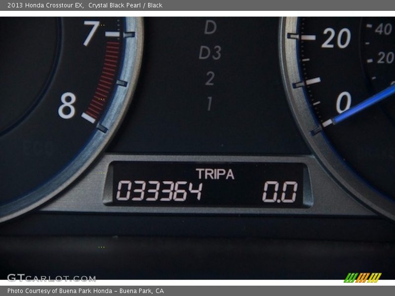 Crystal Black Pearl / Black 2013 Honda Crosstour EX