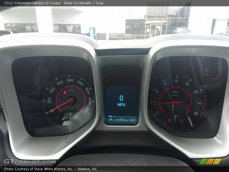 Silver Ice Metallic / Gray 2013 Chevrolet Camaro LS Coupe