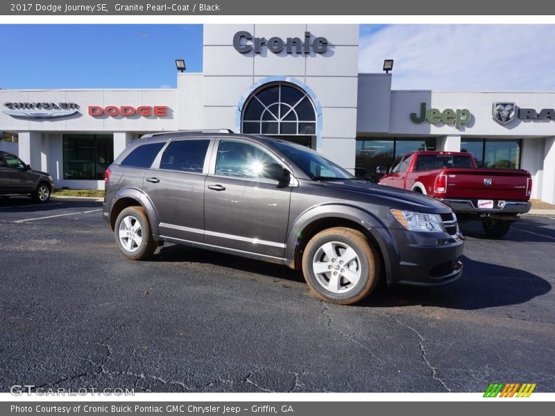 Granite Pearl-Coat / Black 2017 Dodge Journey SE