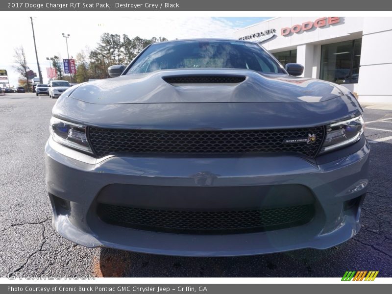 Destroyer Grey / Black 2017 Dodge Charger R/T Scat Pack