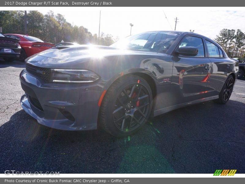 Destroyer Grey / Black 2017 Dodge Charger R/T Scat Pack
