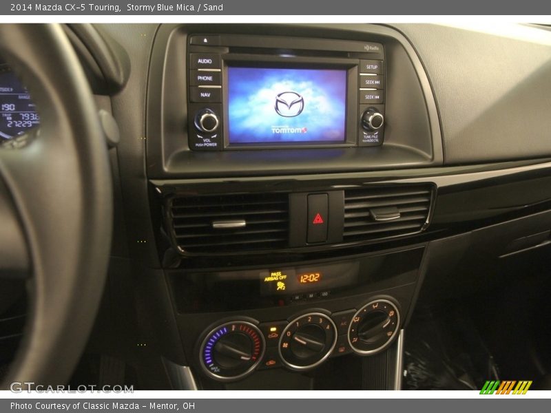 Stormy Blue Mica / Sand 2014 Mazda CX-5 Touring