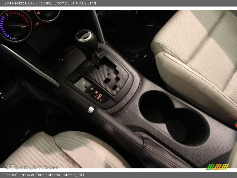 Stormy Blue Mica / Sand 2014 Mazda CX-5 Touring