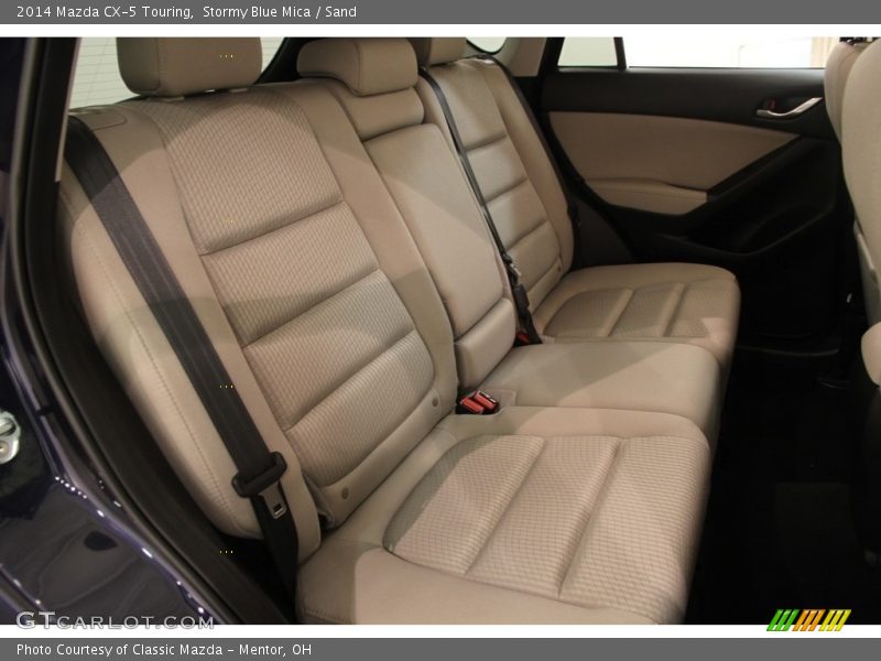 Stormy Blue Mica / Sand 2014 Mazda CX-5 Touring