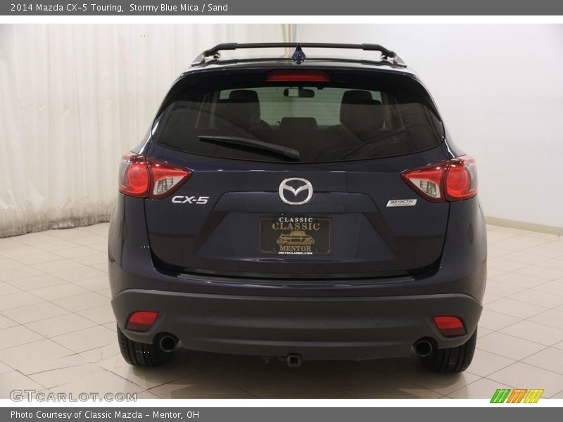 Stormy Blue Mica / Sand 2014 Mazda CX-5 Touring