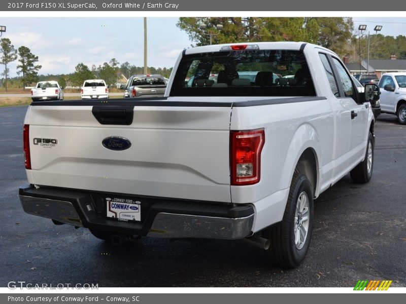 Oxford White / Earth Gray 2017 Ford F150 XL SuperCab