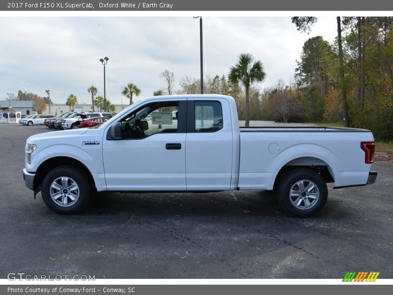 Oxford White / Earth Gray 2017 Ford F150 XL SuperCab