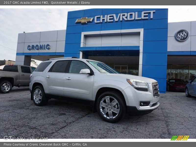 Quicksilver Metallic / Ebony 2017 GMC Acadia Limited FWD