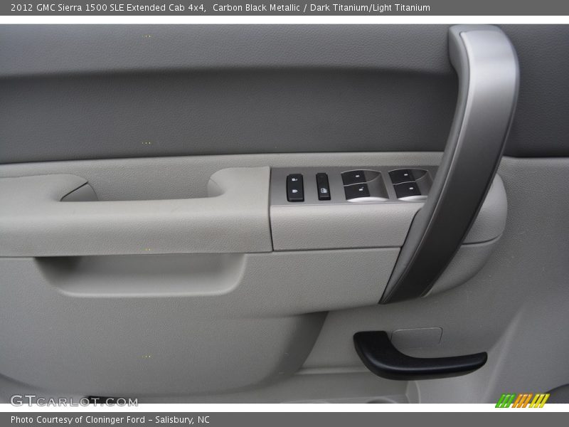 Carbon Black Metallic / Dark Titanium/Light Titanium 2012 GMC Sierra 1500 SLE Extended Cab 4x4