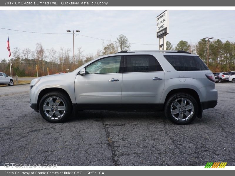 Quicksilver Metallic / Ebony 2017 GMC Acadia Limited FWD