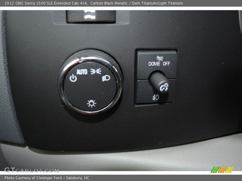 Carbon Black Metallic / Dark Titanium/Light Titanium 2012 GMC Sierra 1500 SLE Extended Cab 4x4