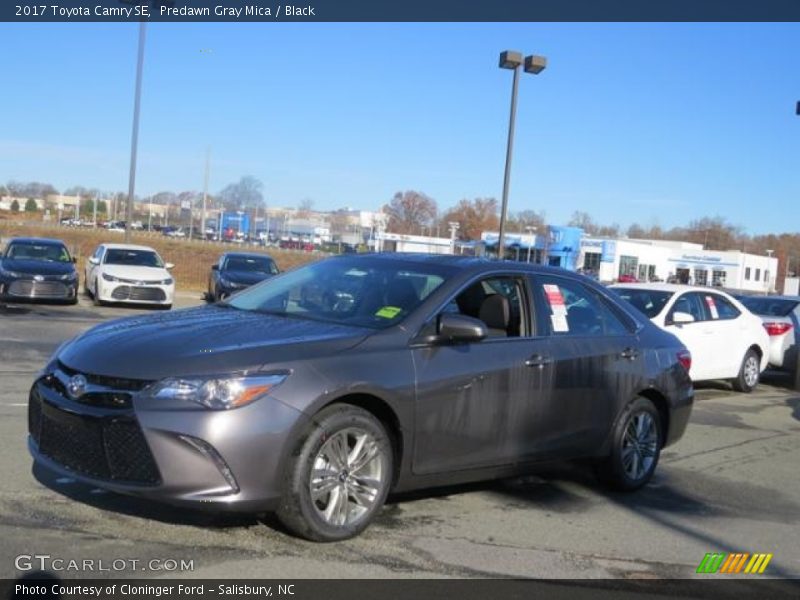 Predawn Gray Mica / Black 2017 Toyota Camry SE