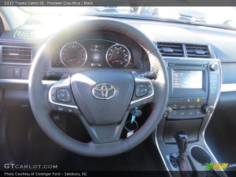 Predawn Gray Mica / Black 2017 Toyota Camry SE