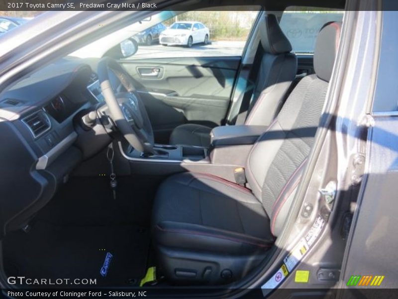 Predawn Gray Mica / Black 2017 Toyota Camry SE