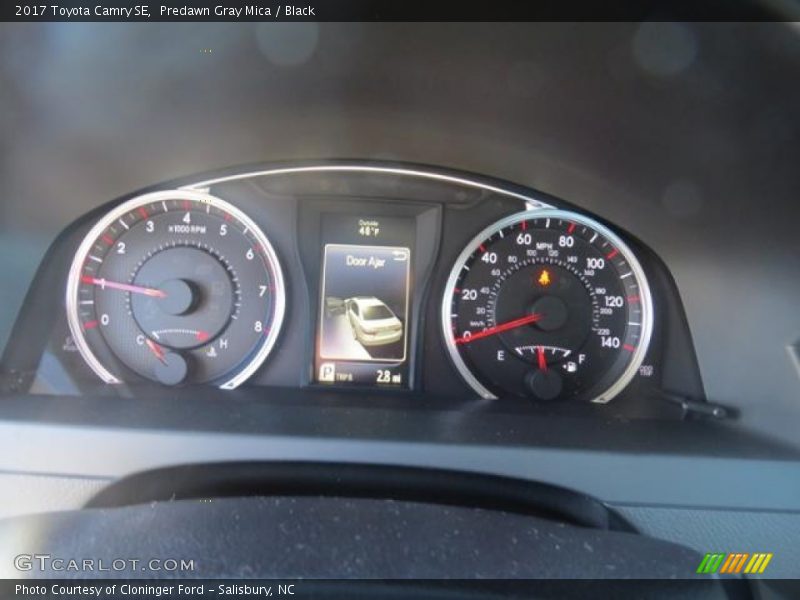 Predawn Gray Mica / Black 2017 Toyota Camry SE
